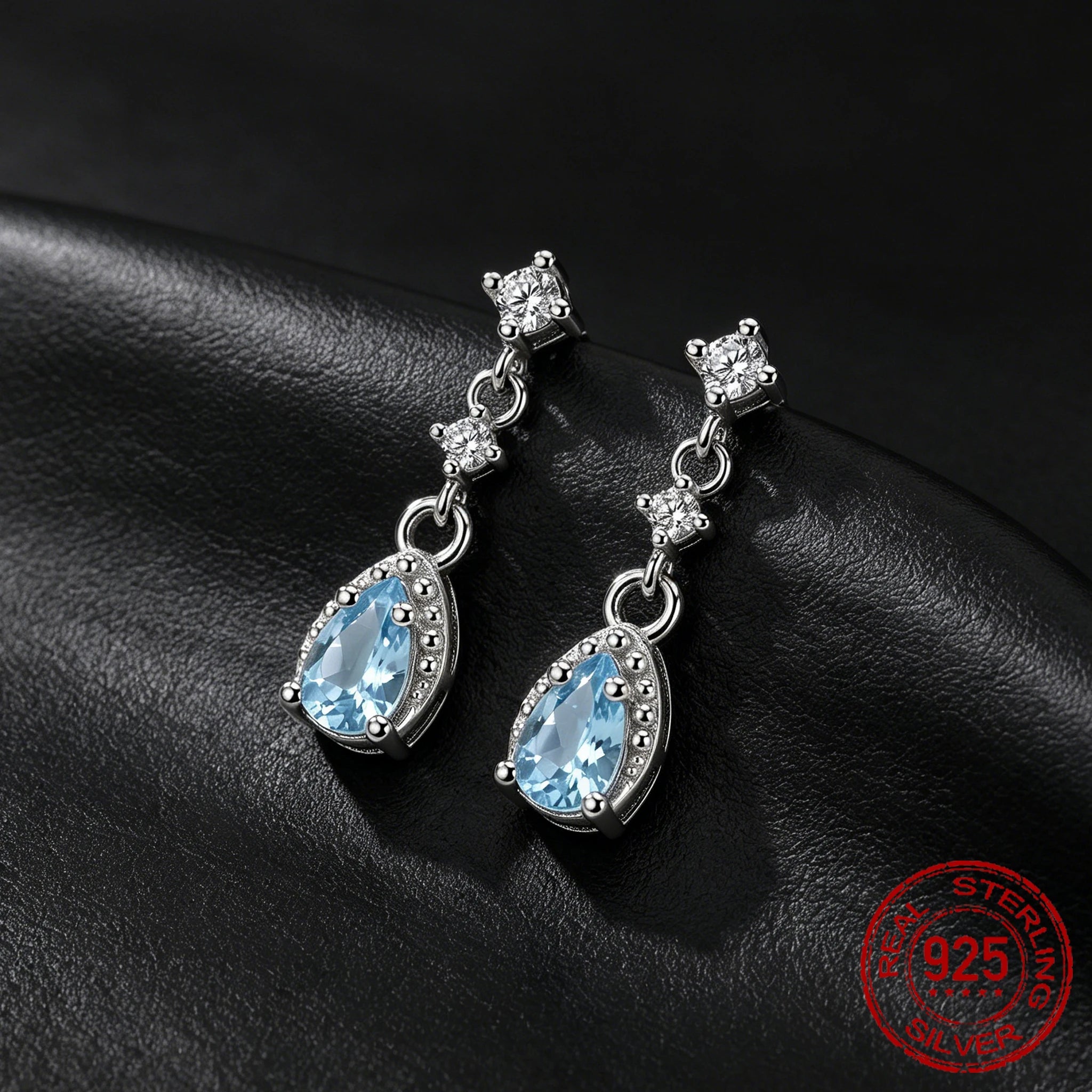 Stellar Moissanite Stud Earrings – 925 Sterling Silver with GRA Certificate