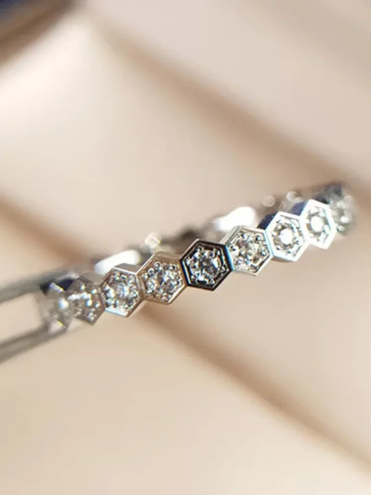 Ice Flower Zircon Ring
